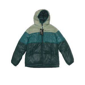 Champion Green Puffer Jacket Size M